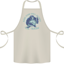 Offensive Turtle Environment Climate Change Cotton Apron 100% Organic Natural