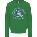 Offensive Turtle Environment Climate Change Kids Sweatshirt Jumper Irish Green