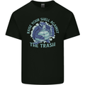 Offensive Turtle Environment Climate Change Kids T-Shirt Childrens Black