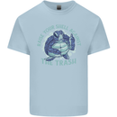 Offensive Turtle Environment Climate Change Kids T-Shirt Childrens Light Blue