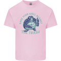 Offensive Turtle Environment Climate Change Kids T-Shirt Childrens Light Pink