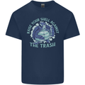 Offensive Turtle Environment Climate Change Kids T-Shirt Childrens Navy Blue