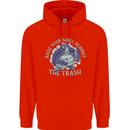 Offensive Turtle Environment Climate Change Mens 80% Cotton Hoodie Bright Red