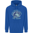 Offensive Turtle Environment Climate Change Mens 80% Cotton Hoodie Royal Blue