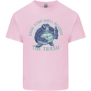 Offensive Turtle Environment Climate Change Mens Cotton T-Shirt Tee Top Light Pink