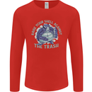 Offensive Turtle Environment Climate Change Mens Long Sleeve T-Shirt Red