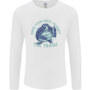 Offensive Turtle Environment Climate Change Mens Long Sleeve T-Shirt White