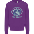 Offensive Turtle Environment Climate Change Mens Sweatshirt Jumper Purple