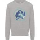 Offensive Turtle Environment Climate Change Mens Sweatshirt Jumper Sports Grey