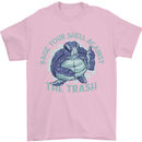 Offensive Turtle Environment Climate Change Mens T-Shirt 100% Cotton Light Pink