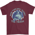 Offensive Turtle Environment Climate Change Mens T-Shirt 100% Cotton Maroon