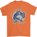 Offensive Turtle Environment Climate Change Mens T-Shirt 100% Cotton Orange