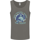 Offensive Turtle Environment Climate Change Mens Vest Tank Top Charcoal