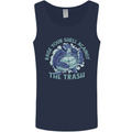 Offensive Turtle Environment Climate Change Mens Vest Tank Top Navy Blue