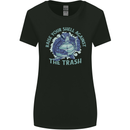 Offensive Turtle Environment Climate Change Womens Wider Cut T-Shirt Black