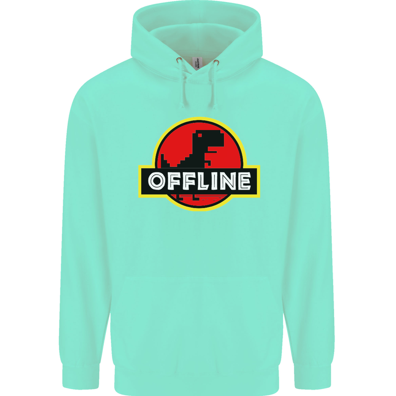 Offline Funny Gamer Gaming Childrens Kids Hoodie Peppermint