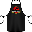 Offline Funny Gamer Gaming Cotton Apron 100% Organic Black