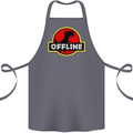 Offline Funny Gamer Gaming Cotton Apron 100% Organic Steel