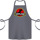 Offline Funny Gamer Gaming Cotton Apron 100% Organic Steel