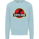 Offline Funny Gamer Gaming Kids Sweatshirt Jumper Light Blue
