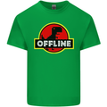 Offline Funny Gamer Gaming Kids T-Shirt Childrens Irish Green