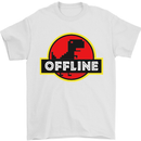Offline Funny Gamer Gaming Mens T-Shirt Cotton Gildan White