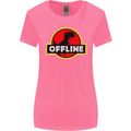 Offline Funny Gamer Gaming Womens Wider Cut T-Shirt Azalea