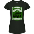 Offroad Extra Stout 4X4 Offroading Off Road Womens Petite Cut T-Shirt Black