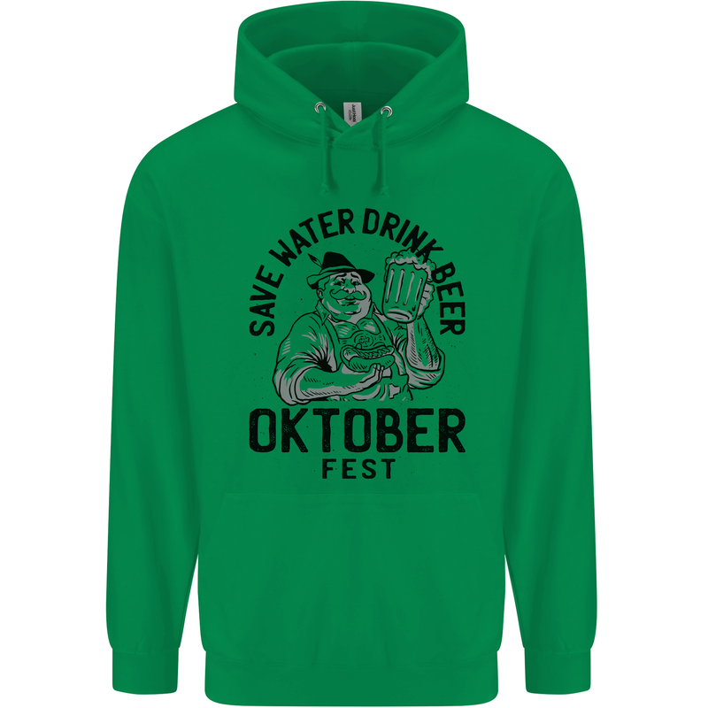 Oktobefest Drink Beer Funny Alcohol Childrens Kids Hoodie Irish Green