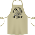 Oktobefest Drink Beer Funny Alcohol Cotton Apron 100% Organic Khaki