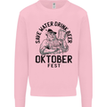 Oktobefest Drink Beer Funny Alcohol Kids Sweatshirt Jumper Light Pink
