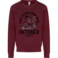 Oktobefest Drink Beer Funny Alcohol Kids Sweatshirt Jumper Maroon