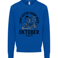 Oktobefest Drink Beer Funny Alcohol Kids Sweatshirt Jumper Royal Blue
