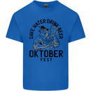 Oktobefest Drink Beer Funny Alcohol Kids T-Shirt Childrens Royal Blue