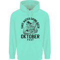 Oktobefest Drink Beer Funny Alcohol Mens 80% Cotton Hoodie Peppermint