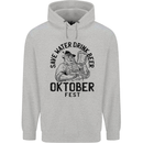 Oktobefest Drink Beer Funny Alcohol Mens 80% Cotton Hoodie Sports Grey