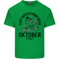 Oktobefest Drink Beer Funny Alcohol Mens Cotton T-Shirt Tee Top Irish Green