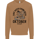Oktobefest Drink Beer Funny Alcohol Mens Sweatshirt Jumper Caramel Latte