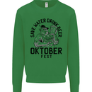 Oktobefest Drink Beer Funny Alcohol Mens Sweatshirt Jumper Irish Green