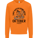Oktobefest Drink Beer Funny Alcohol Mens Sweatshirt Jumper Orange