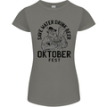 Oktobefest Drink Beer Funny Alcohol Womens Petite Cut T-Shirt Charcoal