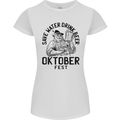 Oktobefest Drink Beer Funny Alcohol Womens Petite Cut T-Shirt White