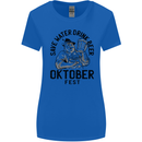 Oktobefest Drink Beer Funny Alcohol Womens Wider Cut T-Shirt Royal Blue