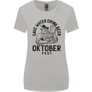 Oktobefest Drink Beer Funny Alcohol Womens Wider Cut T-Shirt Sports Grey