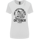 Oktobefest Drink Beer Funny Alcohol Womens Wider Cut T-Shirt White