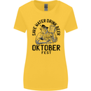 Oktobefest Drink Beer Funny Alcohol Womens Wider Cut T-Shirt Yellow