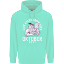 Oktoberfest Drink Beer Save Water Childrens Kids Hoodie Peppermint