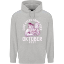 Oktoberfest Drink Beer Save Water Childrens Kids Hoodie Sports Grey