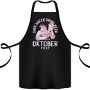 Oktoberfest Drink Beer Save Water Cotton Apron 100% Organic Black