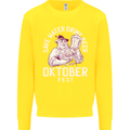 Oktoberfest Drink Beer Save Water Kids Sweatshirt Jumper Yellow